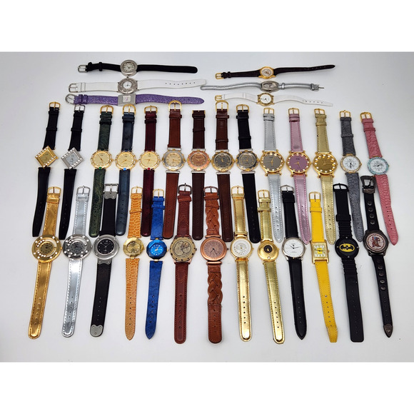 Lot Of 33 Assorted Womens Watches Vintage Modern - Tested Working - Picture 1 of 16